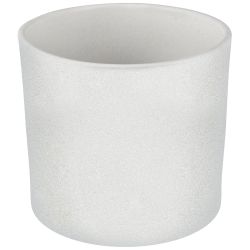 Keram.puķu pods walec structur d32 balts