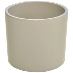 Keram.puķu pods walec structur d23 beige