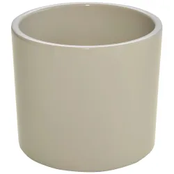 Keram.puķu pods walec structur d23 beige