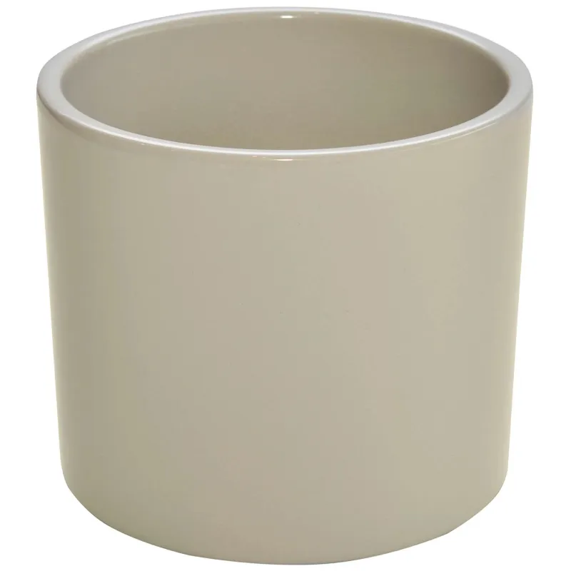 Keram.puķu pods walec structur d23 beige