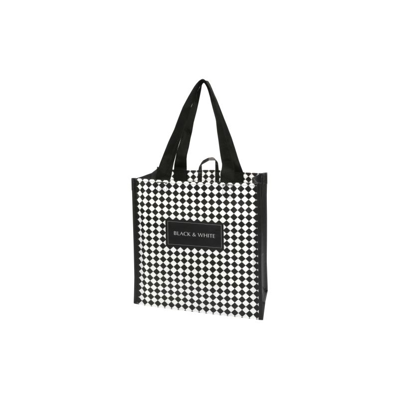 Soma iepirk.26x15x27cm melna un balta