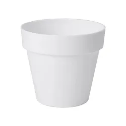 Puķu pods Form Plastic Ibiza Soft Mat 4150, plastmasa, balta krās.