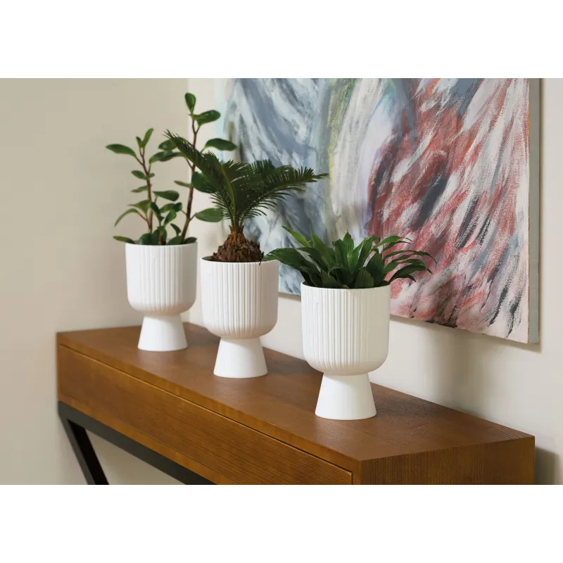 Puķu pods Form Plastic KELI MIKA 5120-011, plastmasa, balta