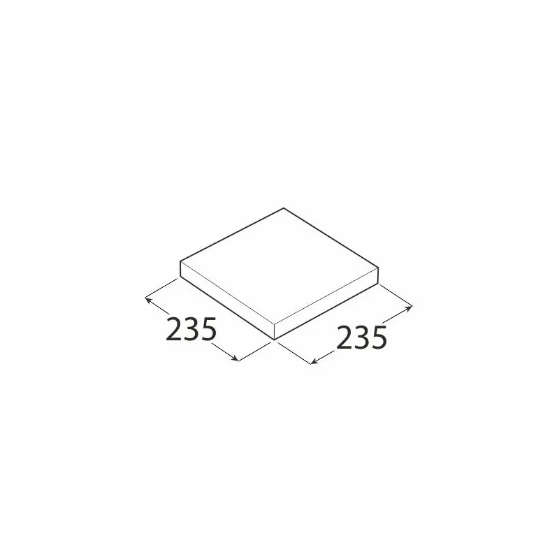 Plaukts velano somona 235x235mm