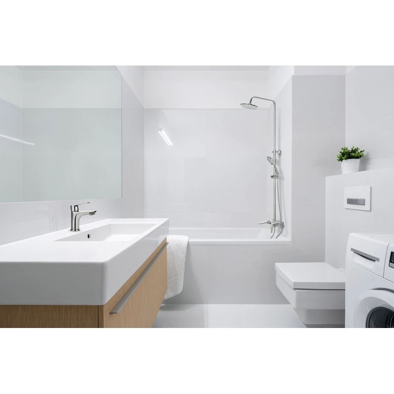 Dušas komplekts ar maisītāju dokos hroma