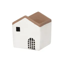 Puķu pods 4Living 643537, cementa, balta-bronzas