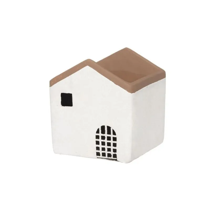 Puķu pods 4Living 643537, cementa, balta-bronzas