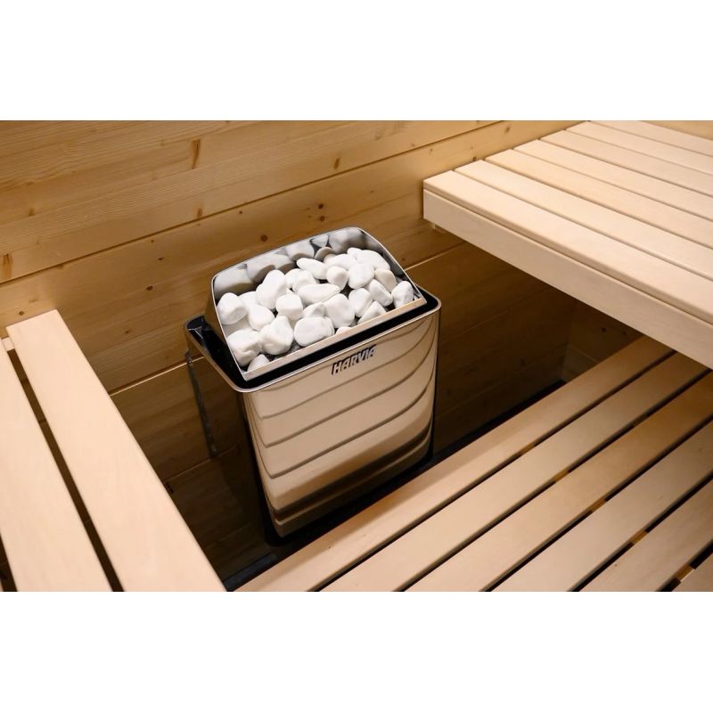 Dek.akmeņi noapaļoti balti 5-10cm 10kg