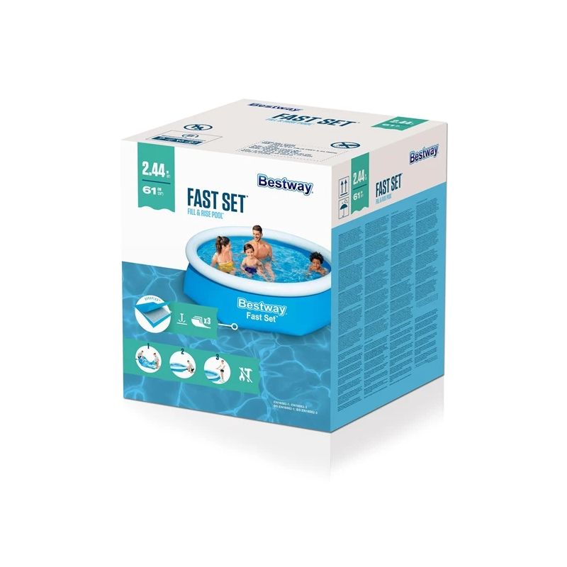 Piepūšam.baseins bestway 57448 2.44x61cm