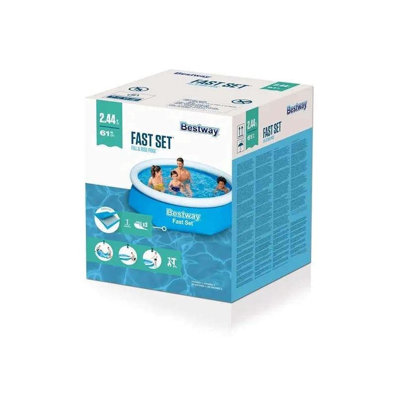 Bassein, täispuhutav Bestway 57448, sinine x 61 cm