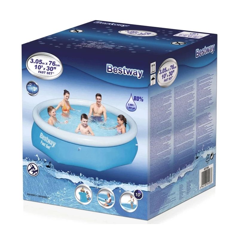 Piepūšamais baseins BESTWAY 57266. 305×76 cm. 3800 l