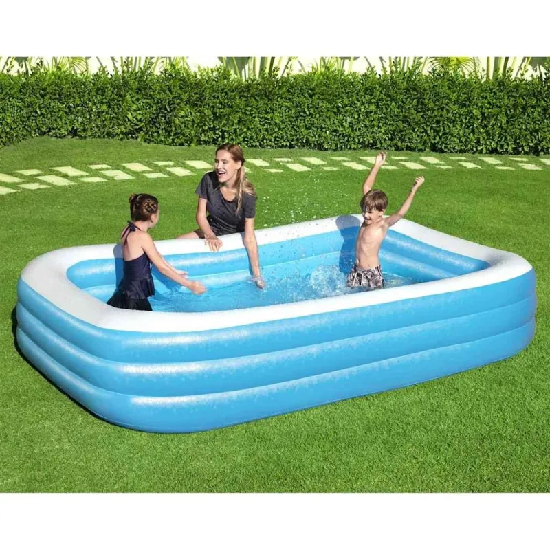 Baseins, piepūšams Bestway 54009, zila krās. 305 cm x 183 cm x 56 cm