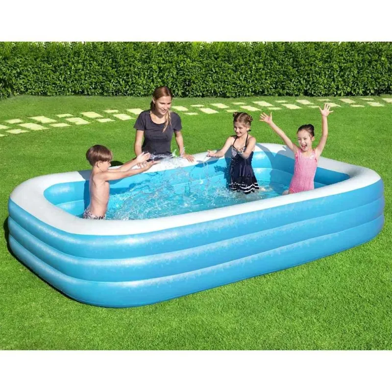 Baseins, piepūšams Bestway 54009, zila krās. 305 cm x 183 cm x 56 cm