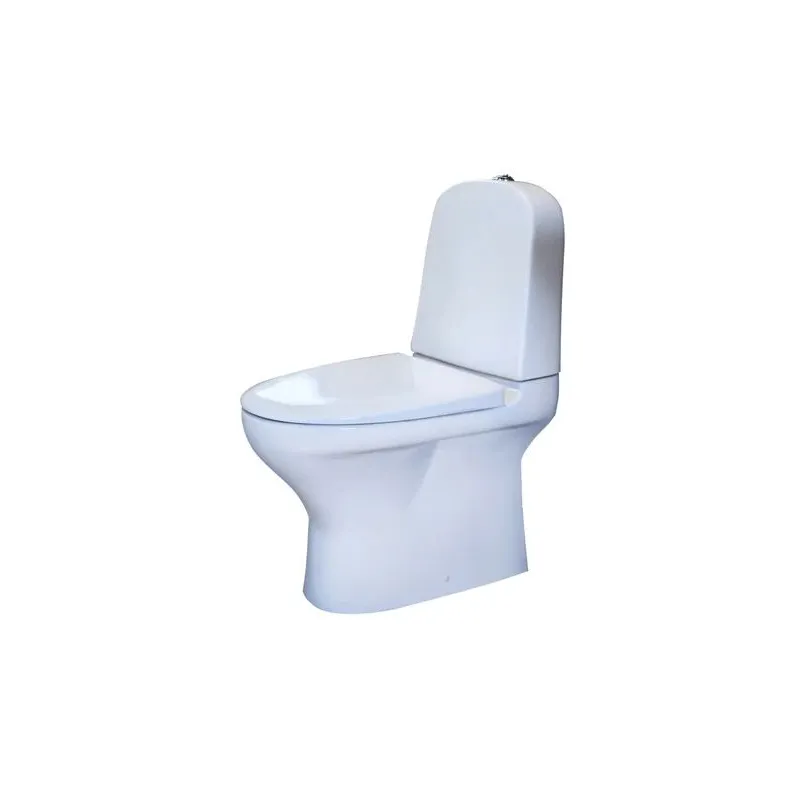 Tualete, novietojams Gustavsberg Estetic 8300, ar vāku, 370 mm x 680 mm