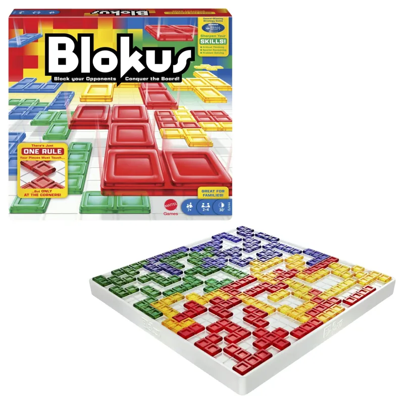 Stalo žaidimas Mattel Games Blokus BJV44, EN