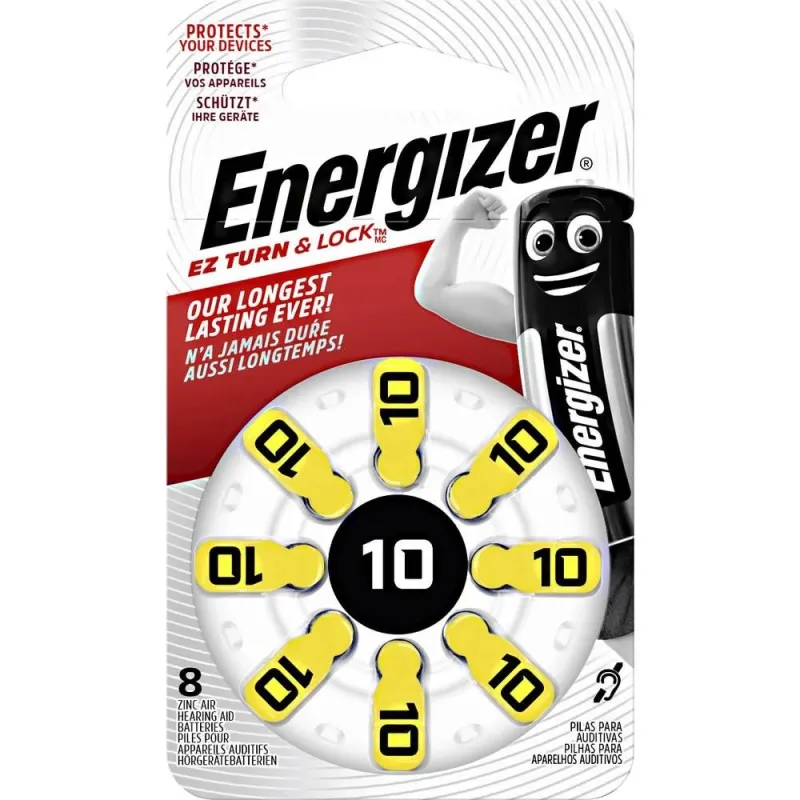 Baterijas Energizer ZincAir, PR70, 1.4 V