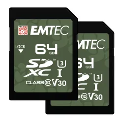 Emtec SDXC 64GB UHS-I U3 V30 Outdoor 2 pcs
