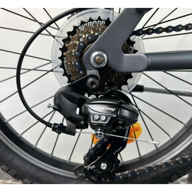 Velosipēds outliner 9000u melns-dzeltens