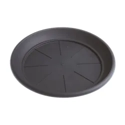 Lėkštelė vazonui Plasticotto, pilka sp., 39 cm