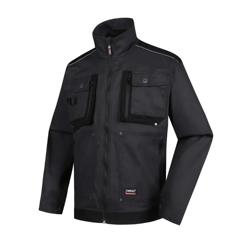 Darba jaka vīriešu-universāls Pesso Stretch, pelēka krās., 3XL izmērs