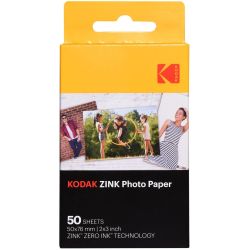 Fotopapīrs kodak zink 50x76mm 50 lapas