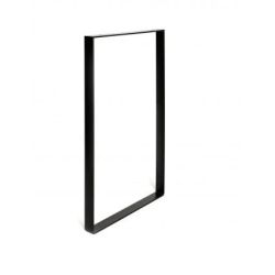 Galda kāja taisnstūra 710x385x40x5 melna