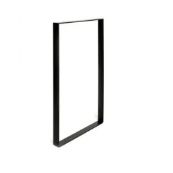 Galda kāja taisnstūra 710x385x40x5 melna