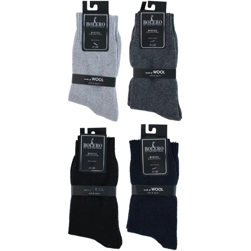 Vīriešu zeķes Bolero, melna, 41-45