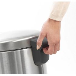 Tvertne atkrit. newicon 12l matt steel