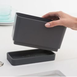 Izlietnes organaizers tumši pelēks