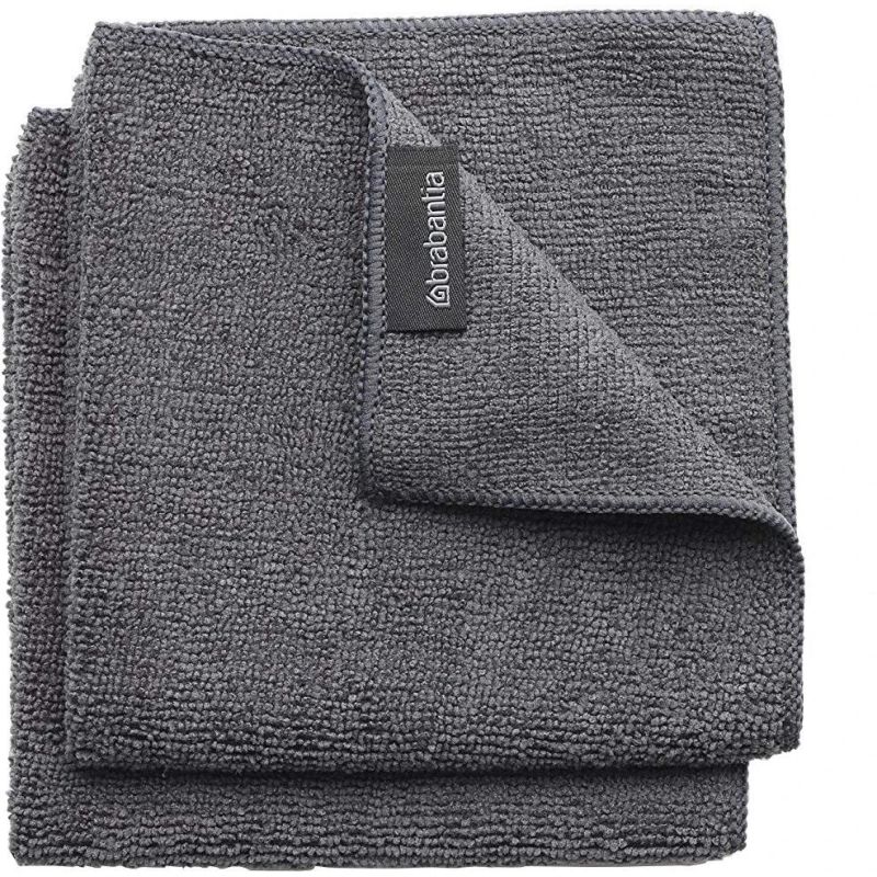 Dvielis trauku microfibre 2gab tumši pel