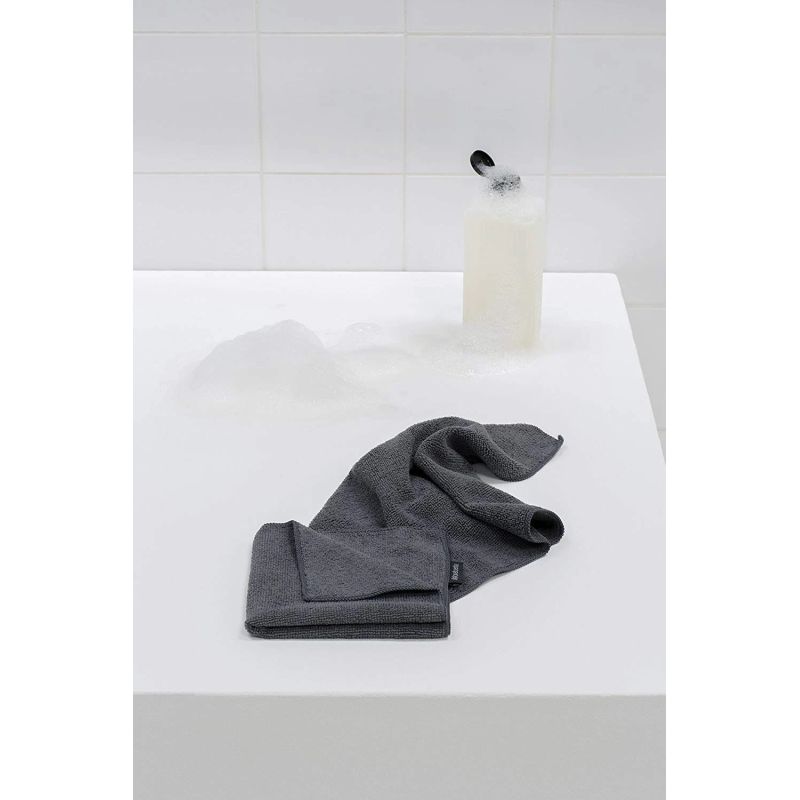 Dvielis trauku microfibre 2gab tumši pel