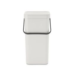 Atkritumu tvertne sort&go 16l light grey