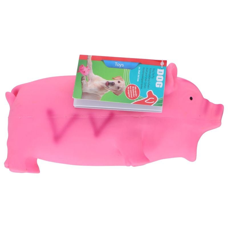 Rotaļlieta suņiem rozā sivēns