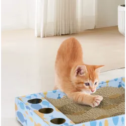 Kaķu skrāpēja detaļa, 35.5 cm x 22 cm x 5.5 cm