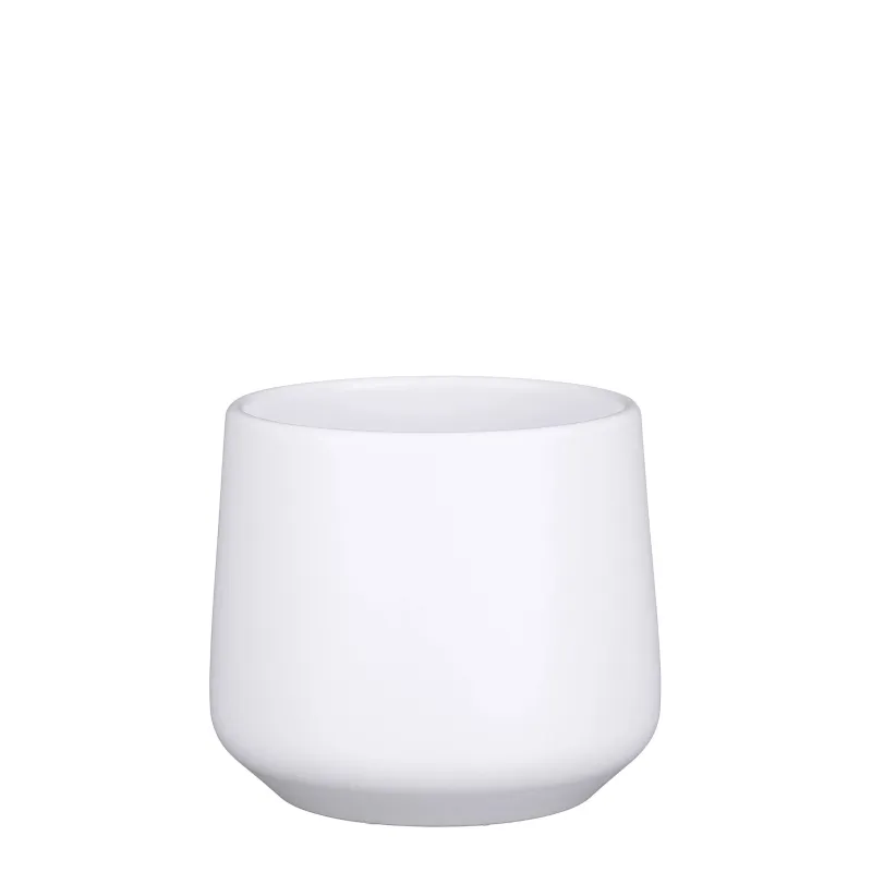 Gėlių vazonas Mica Amber 1087663, keramika, balta sp.