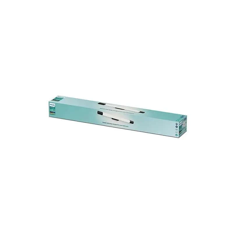 Lampa sienas rover 10w 2700k melna ip44