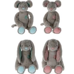 Plīša rotaļlieta pele.zaķis 20x25x32cm