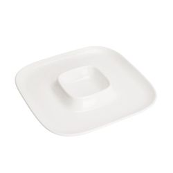 Uzkodu šķīvis porcelāna 26x26cm