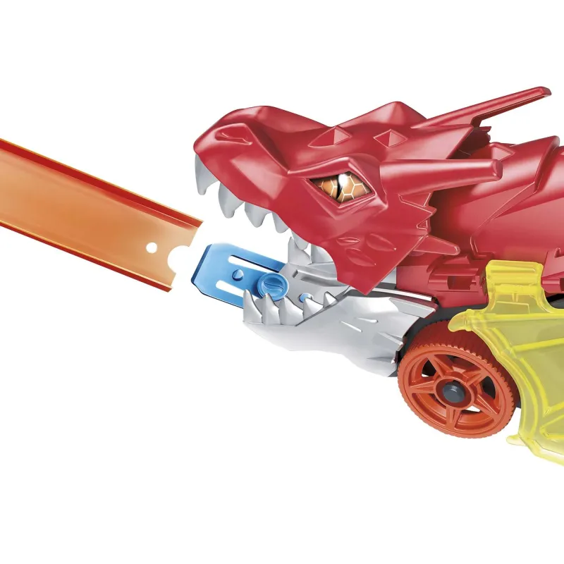Autotrase Mattel Hot Wheels City Dragon Launch Transporter GTK42, daudzkrāsaina