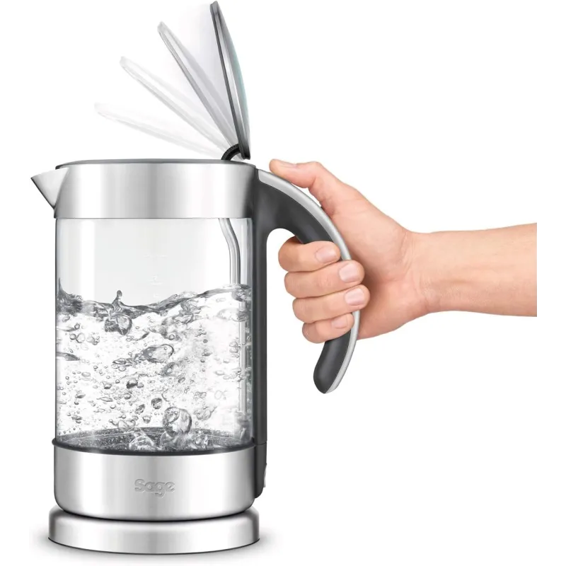 Elektriskā tējkanna Sage SKE750CLR, 1.7 l, pelēka krās.