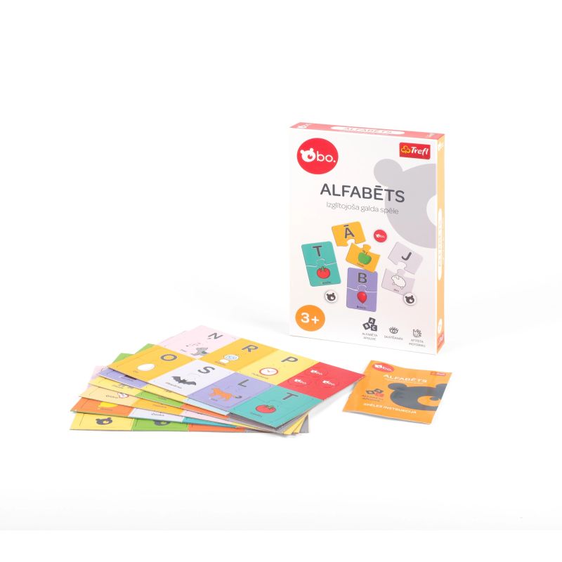 bo. Izglītojošā galda spēle Alfabēts ,Latviešu val.,