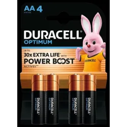 Baterijas Duracell DURSP13. AA. 1.5 V. 4 gab.