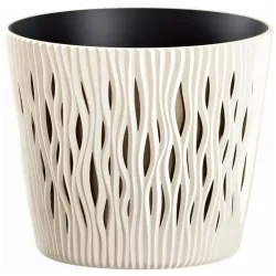 Puķu pods Sandy Round 14x16cm, g.dzeltens