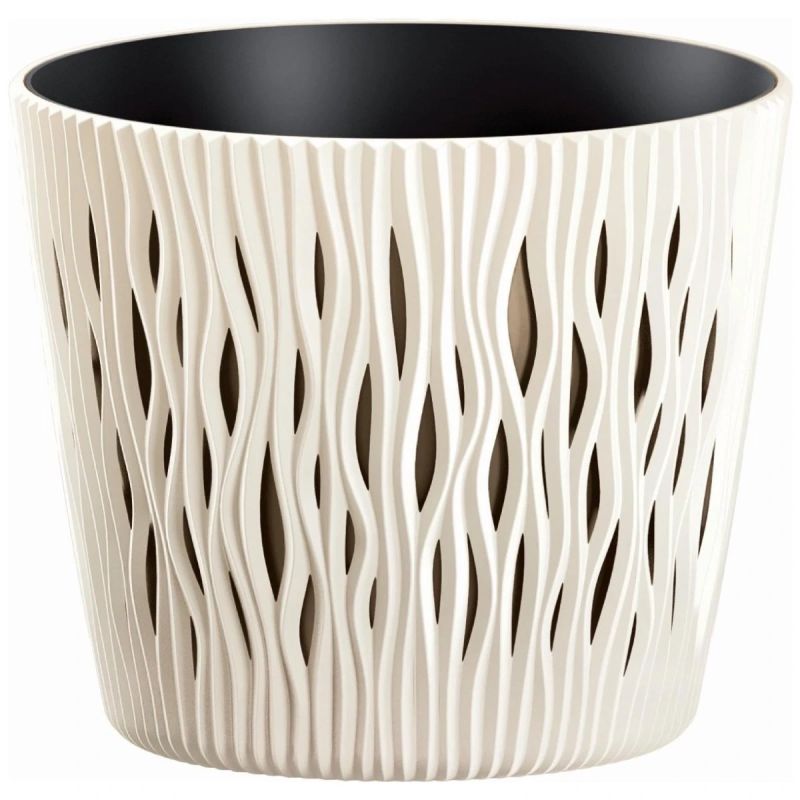 Puķu pods Sandy Round 14x16cm, g.dzeltens