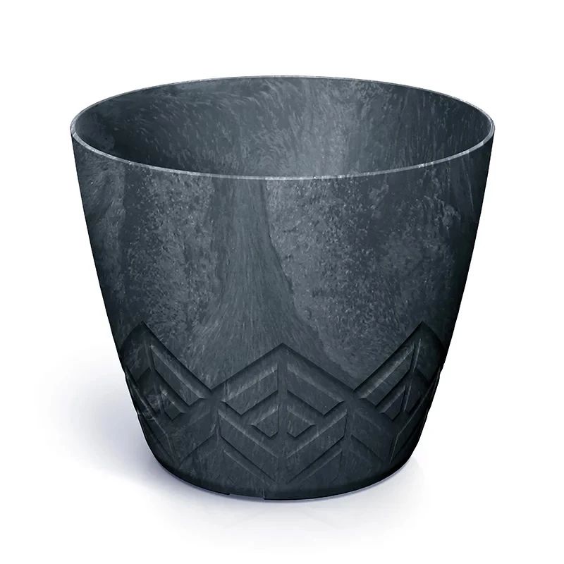 Puķu pods Areco Beton Effect 158x158x132mm tumšs