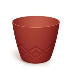 Puķu pods Areco 178x178x149mm sarkans