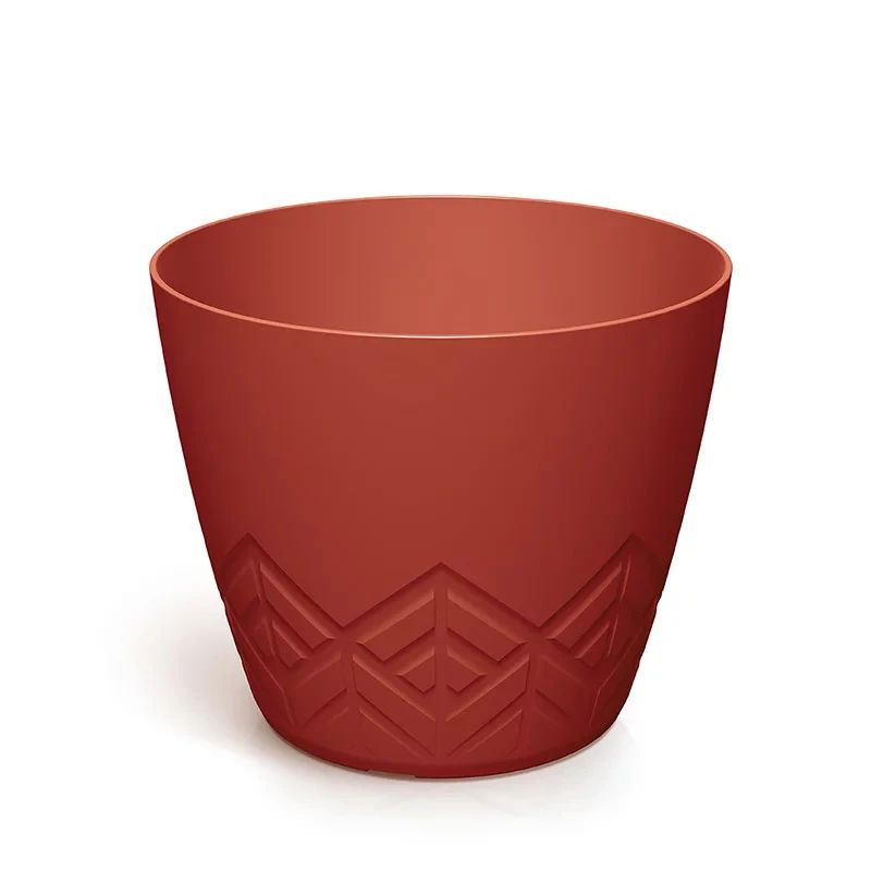 Puķu pods Areco 178x178x149mm sarkans