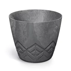 Puķu pods Areco Beton Effect 178x178x149mm tumšs