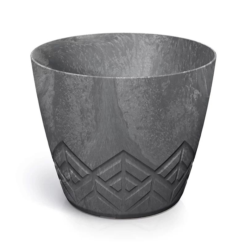 Puķu pods Areco Beton Effect 178x178x149mm tumšs